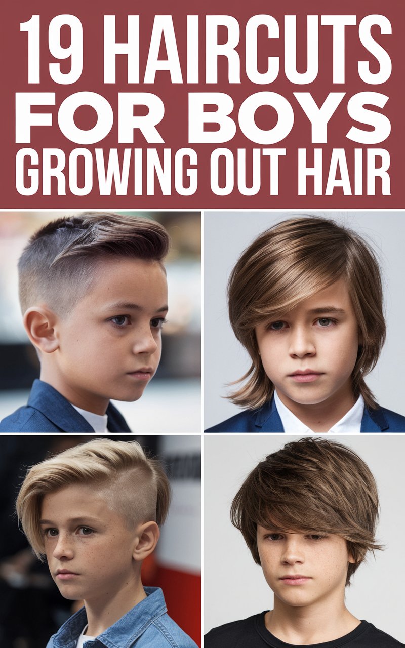 19 HAIRCUTS For Boys Growing Out Hair