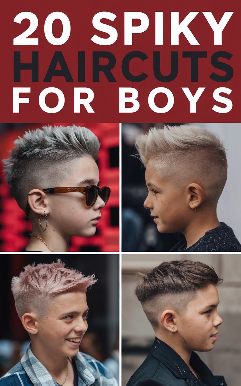 20 Spiky Haircuts For Boys