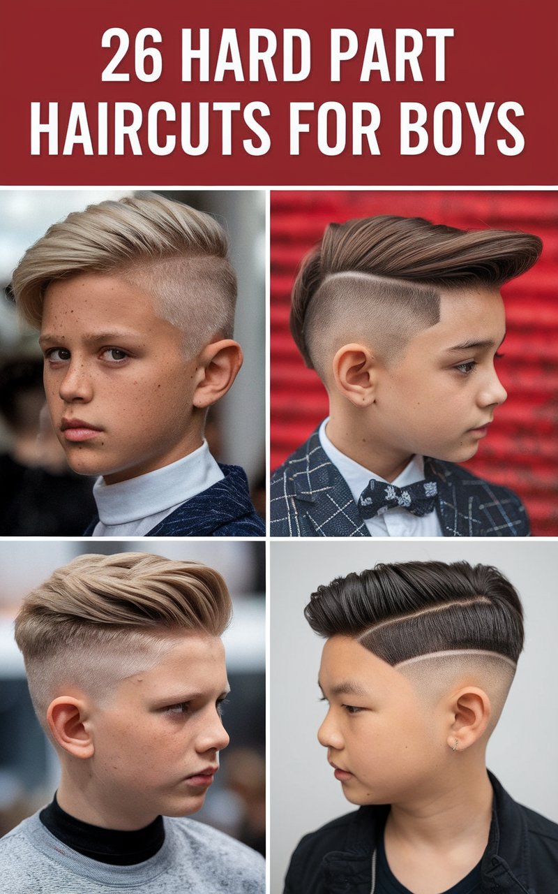 26 Hard Part Haircuts For Boys