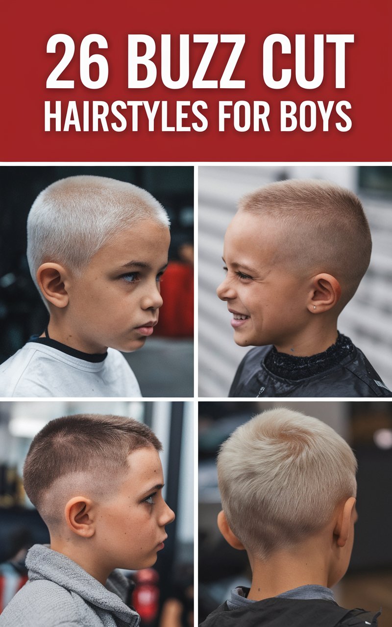 26 Buzz Cut Hairstyles For Boys