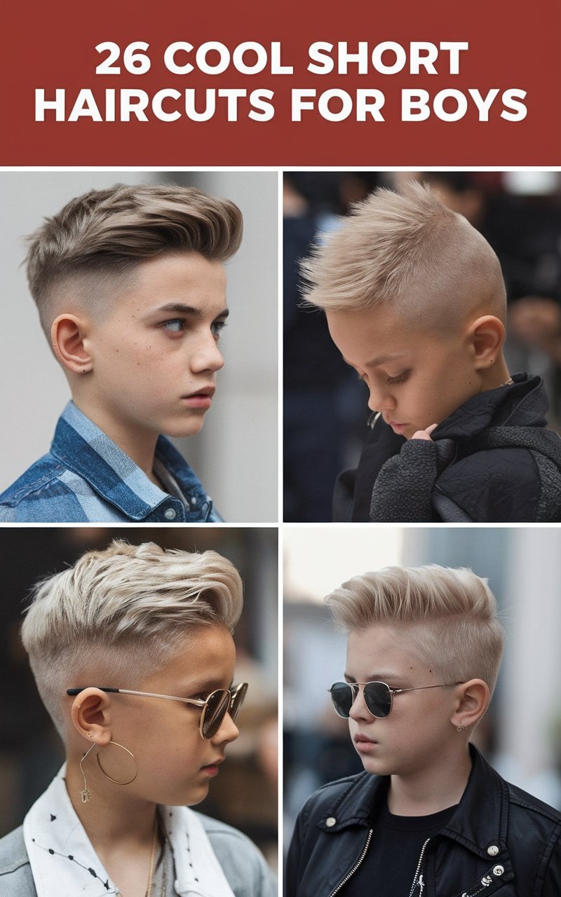 26 Cool Short Haircuts For Boys