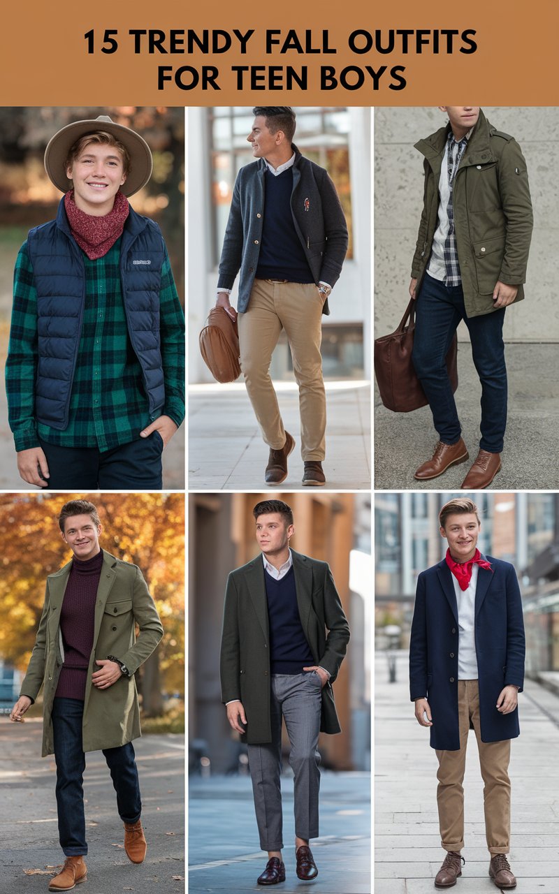 15 Trendy Fall Outfits For Teen Boys