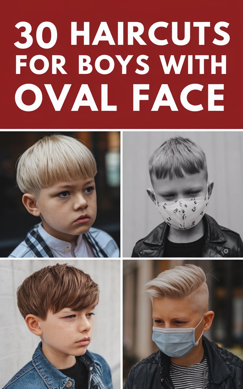 30 Haircuts For Boys With Oval Face