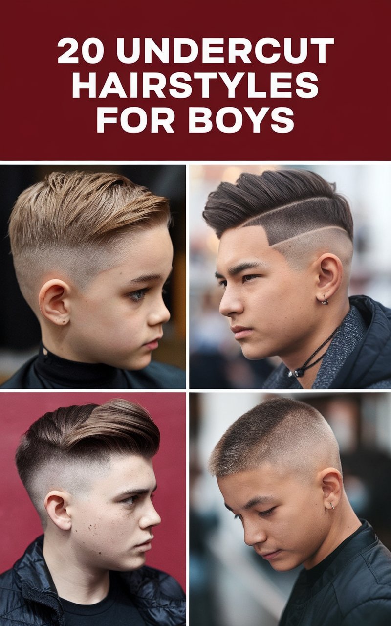 20 Undercut Hairstyles For Boys