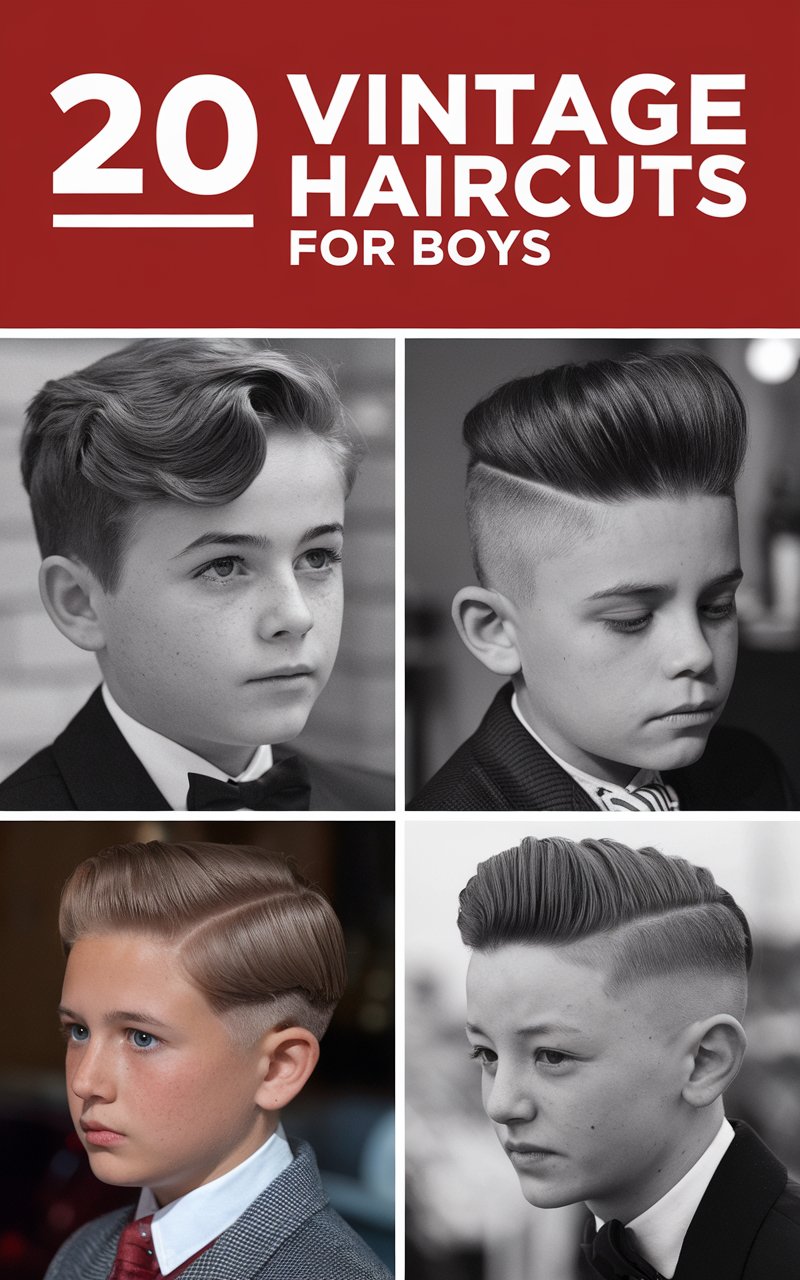 20 Vintage Haircuts For Boys