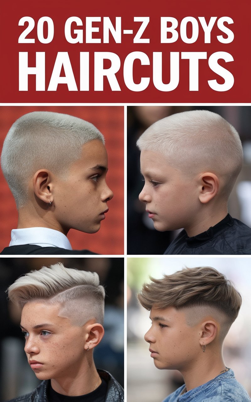 20 Gen-Z Boys Haircuts