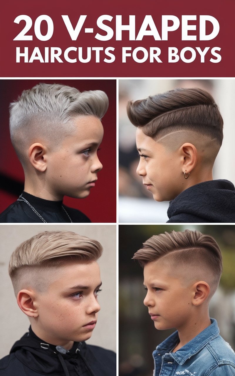 20 V-Shaped Haircuts For Boys