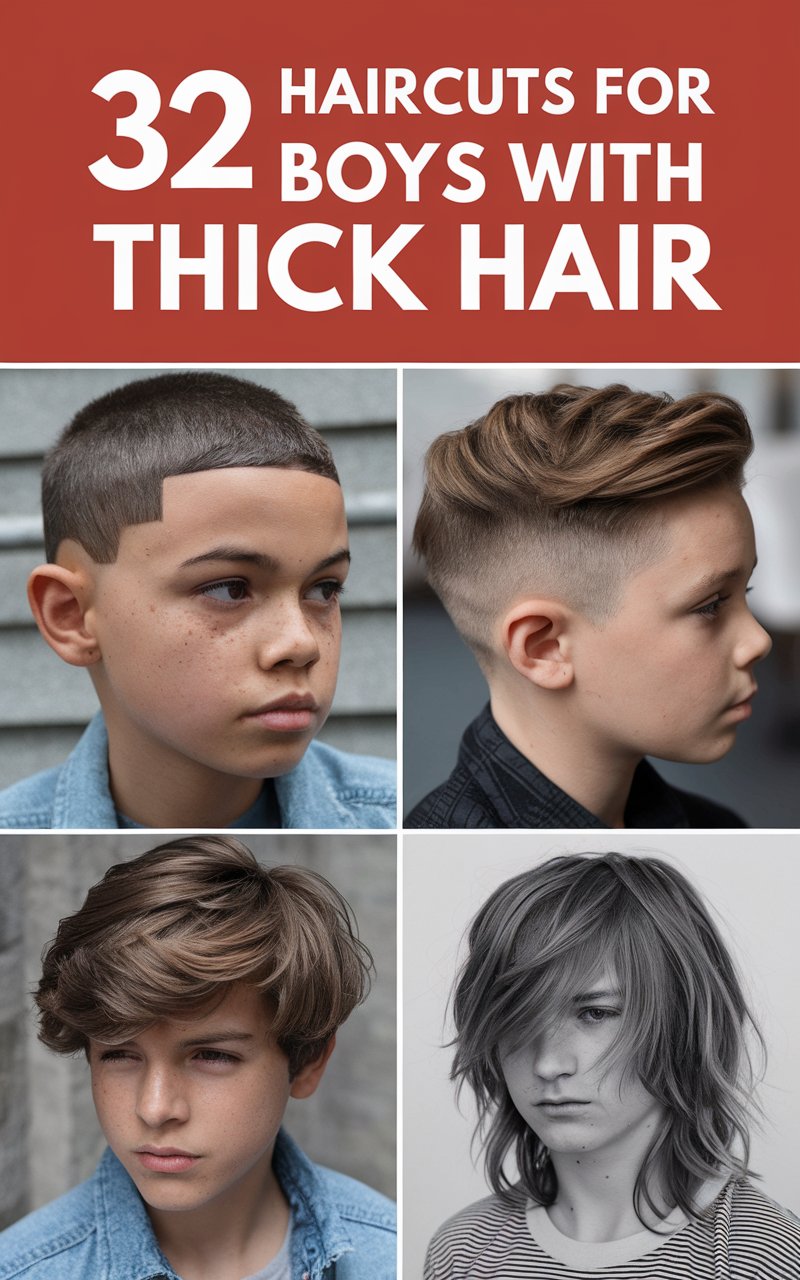 32 Haircuts For Boys With Thick Hair